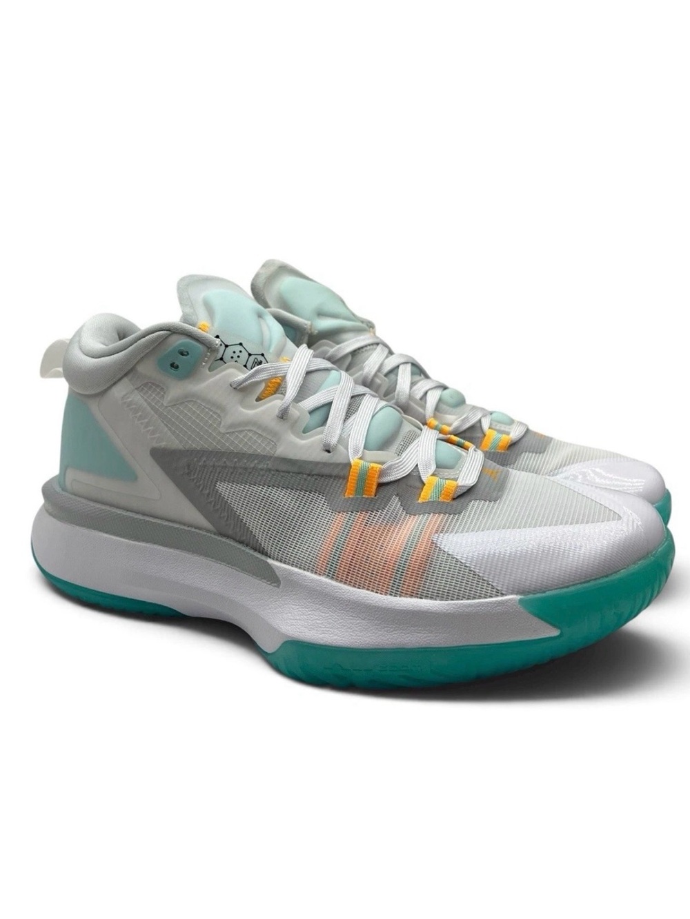 NEW Jordan Zion 1 “Turquoise Laser Orange” Shoes Sz 11